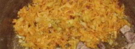 штрудель с мясом и картошкой. Шаг 8