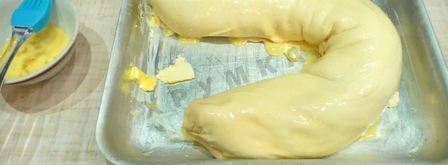 штрудель с мясом из слоеного теста. Шаг 12