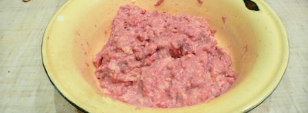 штрудель с мясом из слоеного теста. Шаг 7