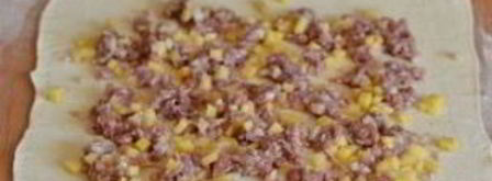 штрудель с мясом. Шаг 7