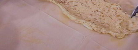 штрудель с начинкой из козьего сыра с виноградом в портвейне. Шаг 9