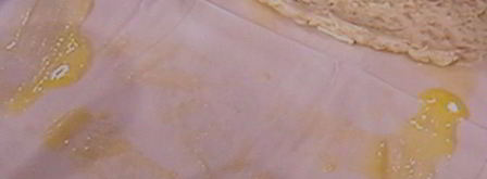 штрудель с начинкой из козьего сыра с виноградом в портвейне. Шаг 10