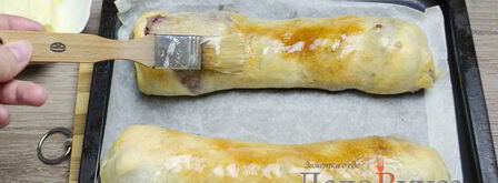 штрудель с вишней. Шаг 33