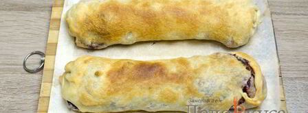 штрудель с вишней. Шаг 34