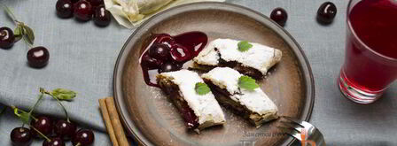 штрудель с вишней. Шаг 36