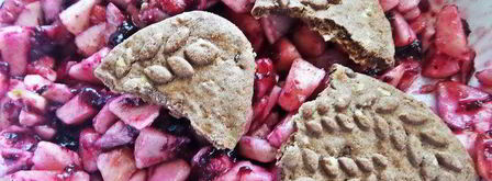 штрудель с яблоками и голубикой. Шаг 12