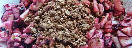 штрудель с яблоками и голубикой. Шаг 13