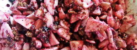 штрудель с яблоками и голубикой. Шаг 14