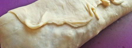 штрудель с яблоками и голубикой. Шаг 22