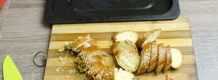 штрудель с яблоками, изюмом и грецкими орехами. Шаг 13