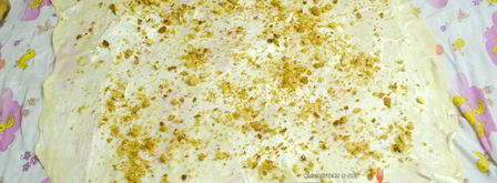 штрудель с яблоками, изюмом и грецкими орехами. Шаг 26