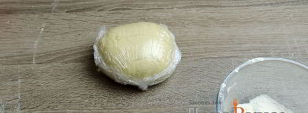 штрудель с яблоками, изюмом и грецкими орехами. Шаг 8