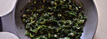 штрудель со свеклой, сыром и шпинатом. Шаг 5