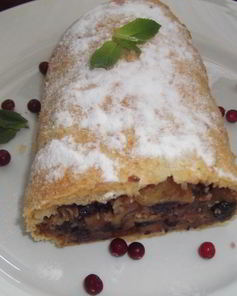 Венский штрудель с яблоками