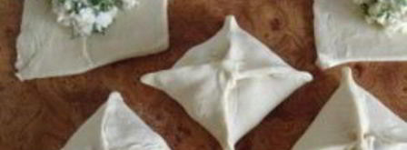 слойки из слоеного дрожжевого теста. Шаг 3