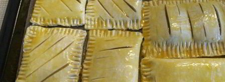 слойки с абрикосовым джемом и сливовым конфитюром. Шаг 7