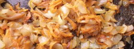 слойки с куриной печенью пролиски. Шаг 3