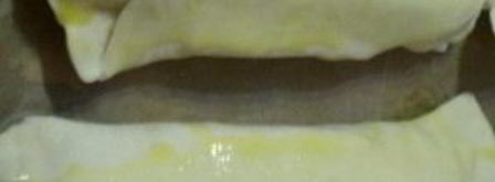 слойки с сыром и сосисками. Шаг 7