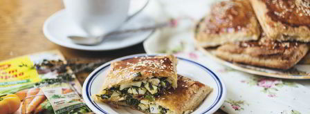 слойки с яйцом и зеленью. Шаг 16