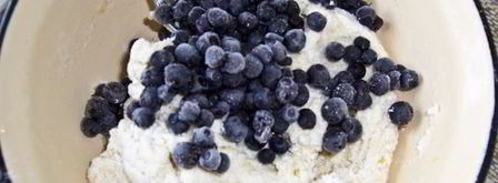 чернично-лимонные сырники. Шаг 3