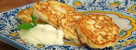 лимонные сырники с соусом из маскарпоне. Шаг 11