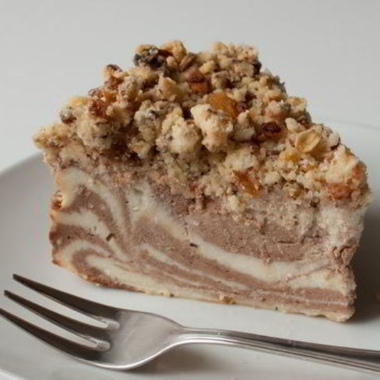 Рецепт мраморного творожника с мюсли