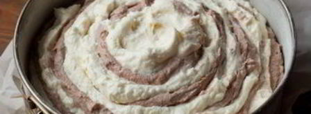 мраморный творожник с мюсли. Шаг 6