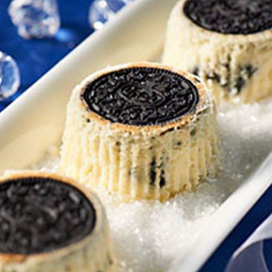 Рецепт печеных мини-сырников из печенья oreo