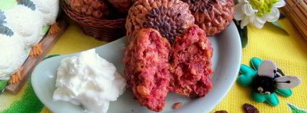 свекольные сырники из духовки. Шаг 19