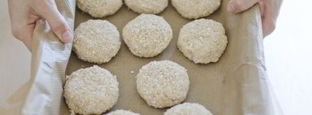 сырники из цельнозерновой муки с грушей. Шаг 8