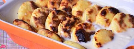 сырники с кокосовой стружкой и сгущенным молоком. Шаг 9