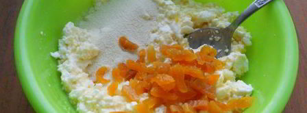 сырники с курагой. Шаг 3