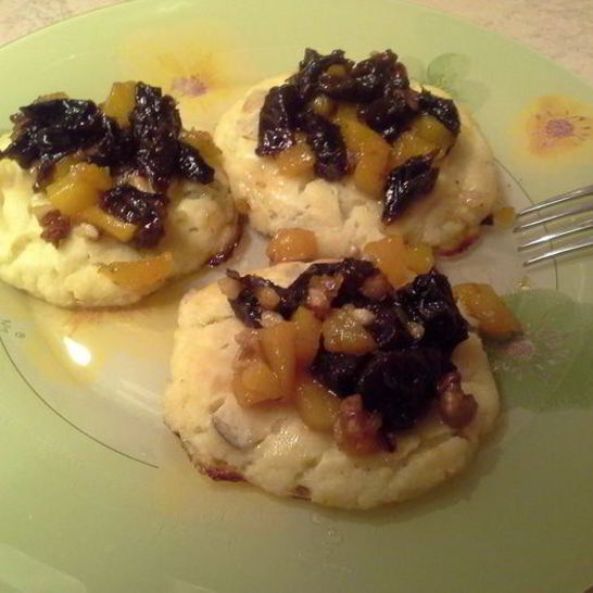 Рецепт сырников с тыквенным соусом