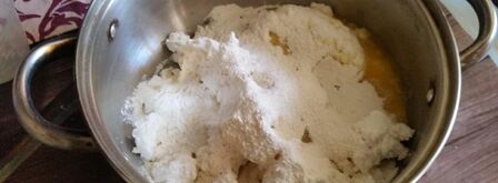 сырники с ягодами. Шаг 3