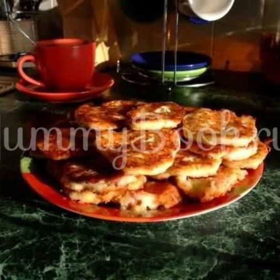 Рецепт творожников с ветчиной