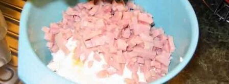 творожники с ветчиной. Шаг 8