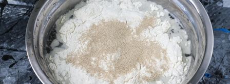 дрожжевое тесто без яиц просто. Шаг 4