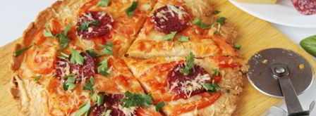 тесто для пиццы на майонезе без дрожжей. Шаг 13