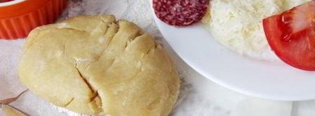 тесто для пиццы на майонезе без дрожжей. Шаг 9