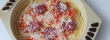 тесто для пиццы на майонезе без дрожжей. Шаг 11