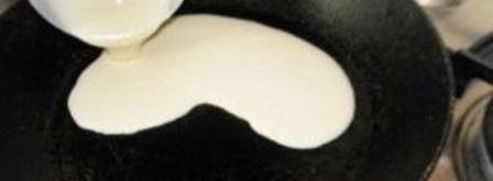 тесто для тонких блинов. Шаг 5