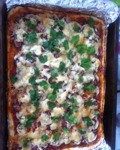 Тонкое дрожжевое тесто для пиццы