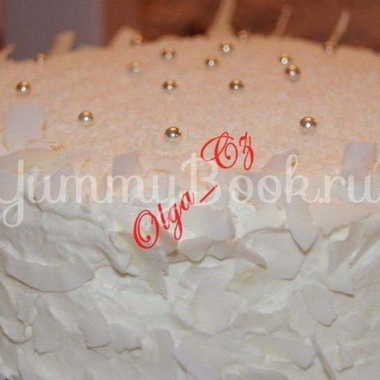 Рецепт ананасова-кокосового торт