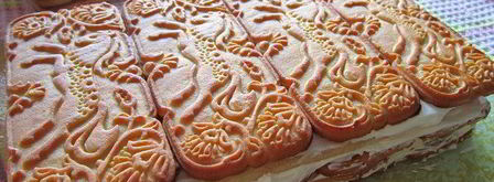 фруктово-сливочный торт из печенья. Шаг 8