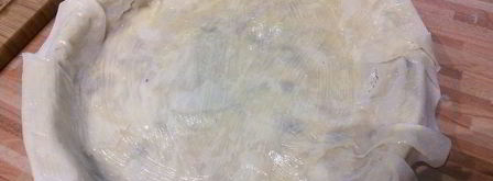 картофельно-грибной торт с черносливом. Шаг 12