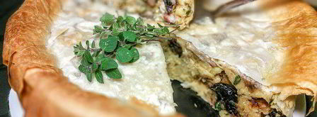 картофельно-грибной торт с черносливом. Шаг 14