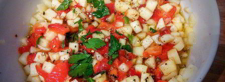 картофельно-грибной торт с черносливом. Шаг 15