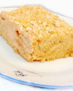 Ленивый торт наполеон со сгущенкой