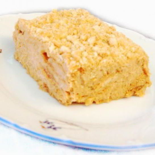 Рецепт ленивого торта наполеон со сгущенкой