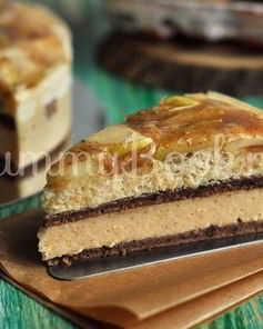 Муссовый торт Яблоко с корицей